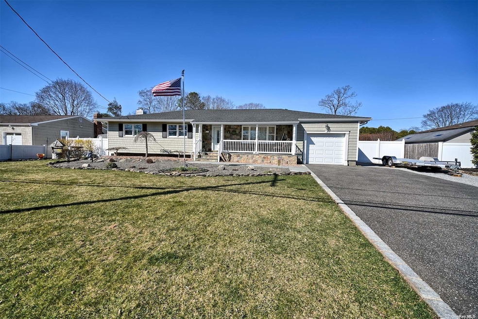 Front W/Extended driveway