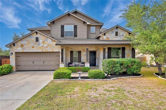 Holy smokes! A level driveway and yard in the hill country! So rare.