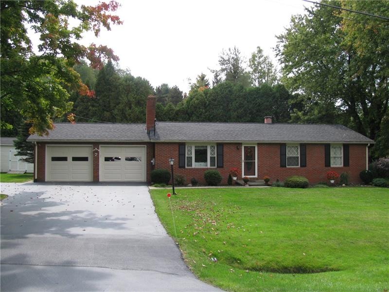 GREAT CURB APPEAL WITH THIS BRICK RANCH.  2 CAR AT