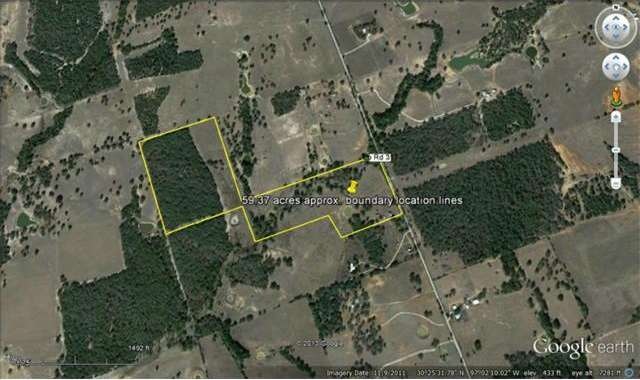 Approx. location of boundary lines in aerial