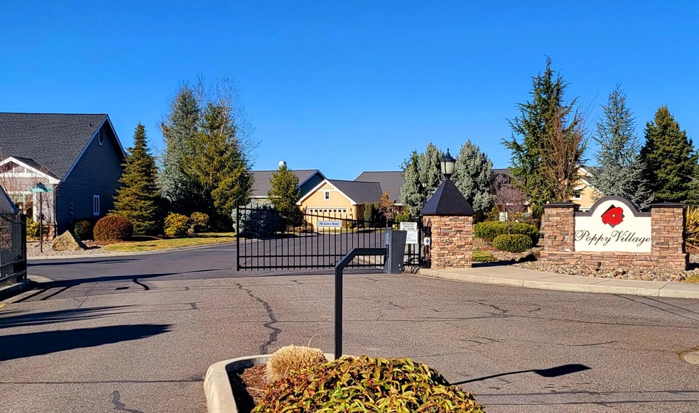 poppy village sign
