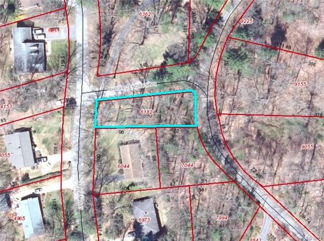 Photo taken from Buncombe County GIS - property li