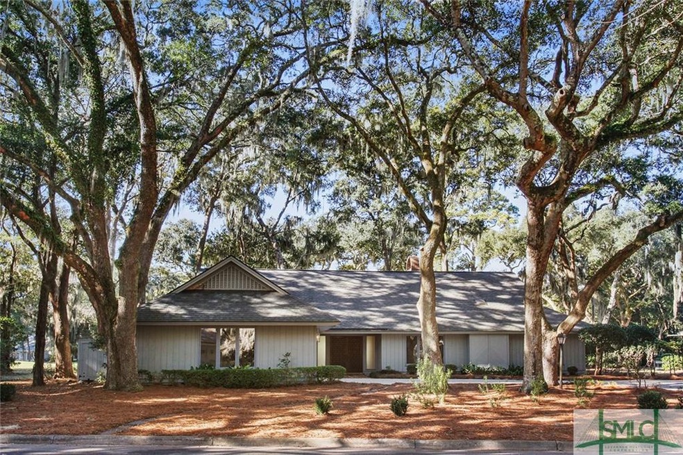 FRONT VIEW. This home is nestled along the Marshwo
