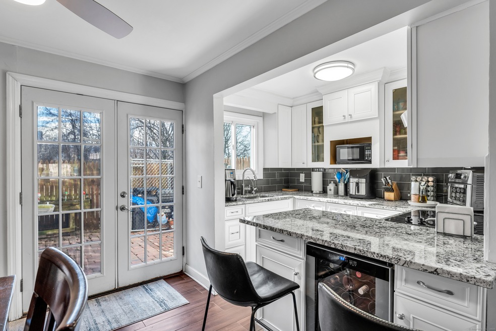 Kitchen island with wine chiller :)