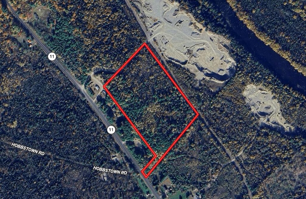 Gravel Lot Estimated Aerial Map