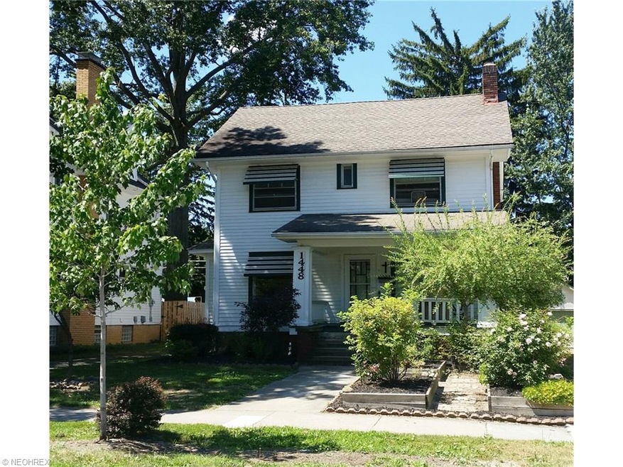 Lovely centrally located Front Porch colonial, with perennial gardens and a Peach tree! You will find the perfect home, located in PRIME location on Woodward so close to Downtown Lakewood!