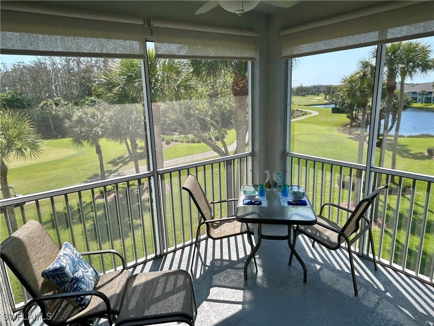 Laini view overlooking golf course & pond