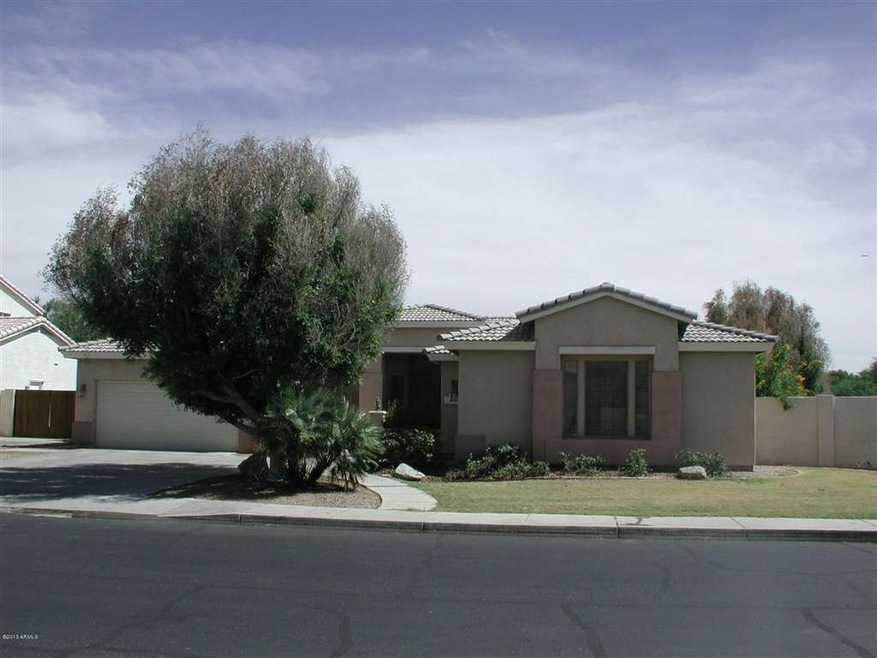 Front Elevation on Corner Lot