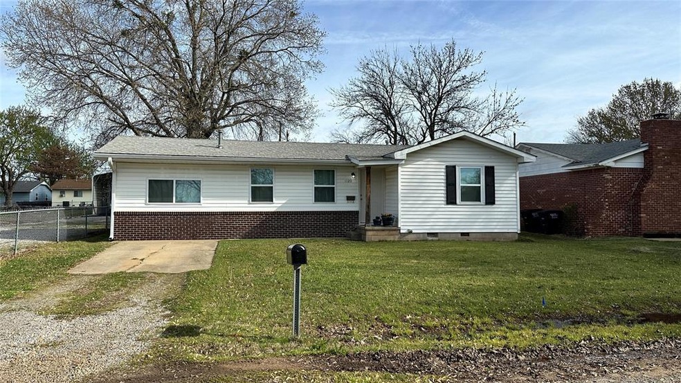 View of front of home with a front yard