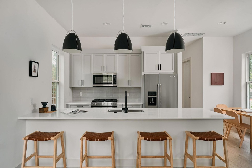 Kitchen featuring a sink, stainless steel applian