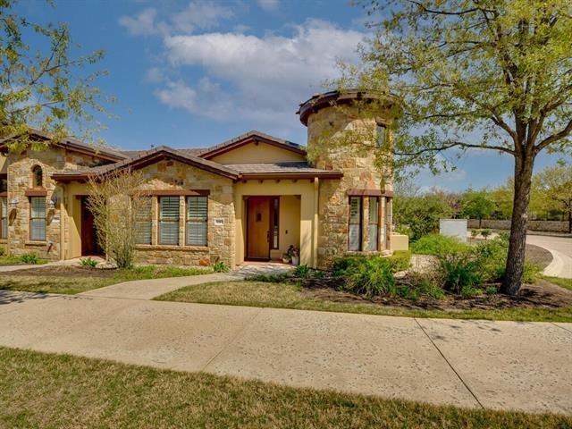 Townhome is located at the corner of Bella Toscana