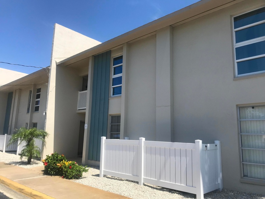 front of unit