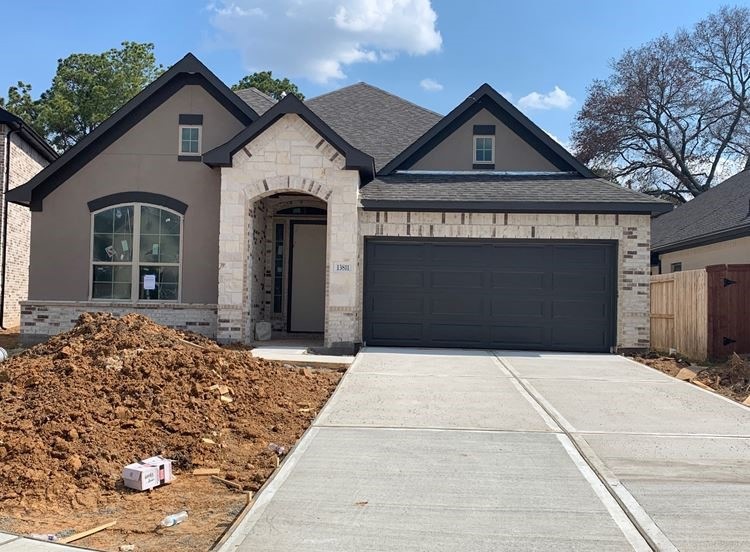 Rear modern elevation