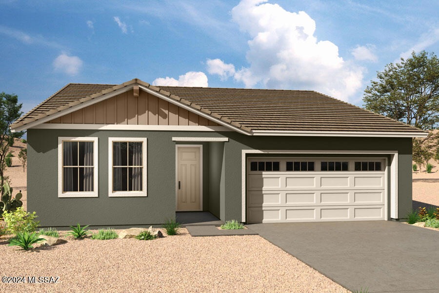 Acacia - Western Farmhouse Elevation