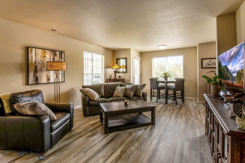 Living and dining area. New flooring. Views of Bri