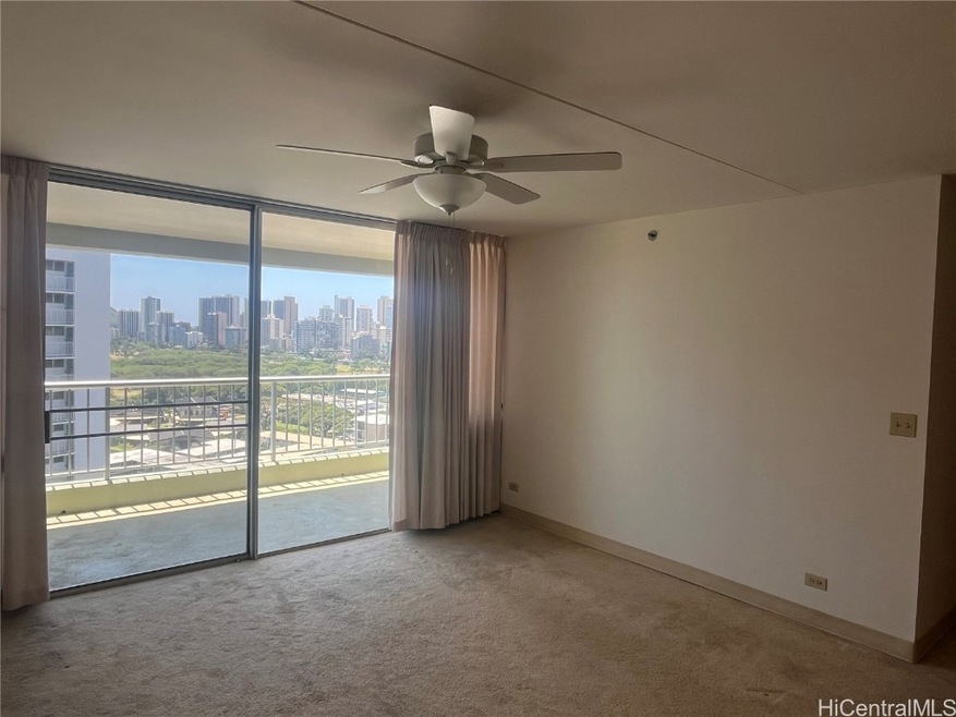 Living Room with Air Conditioner