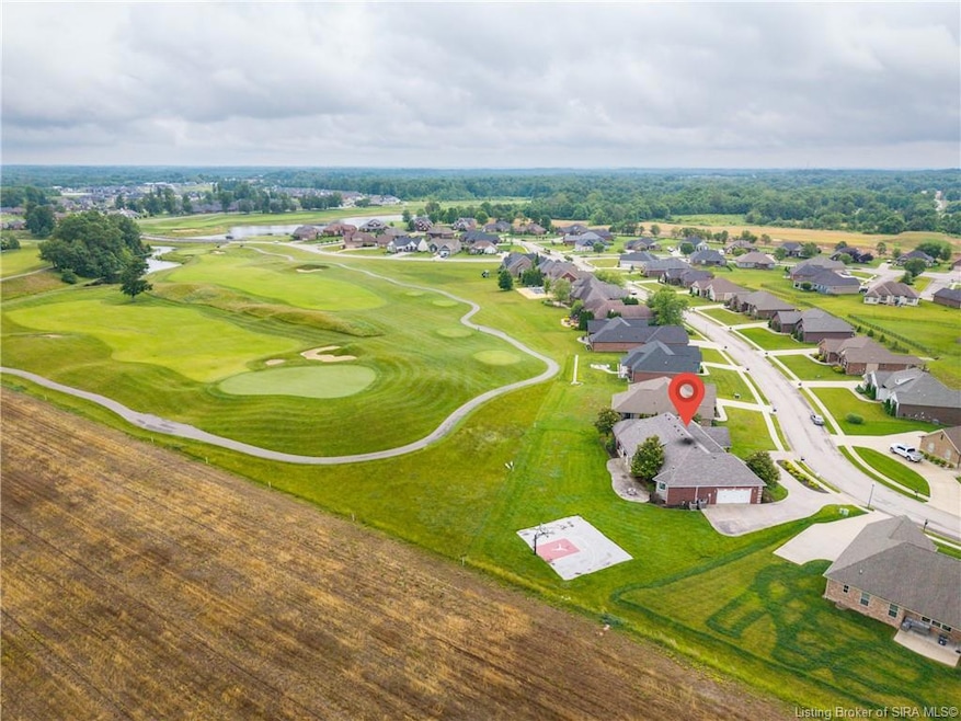 Ariel View of House and golf course