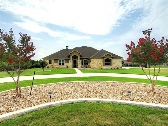 single family custom home on acreage in the hill country, only 4 years old.