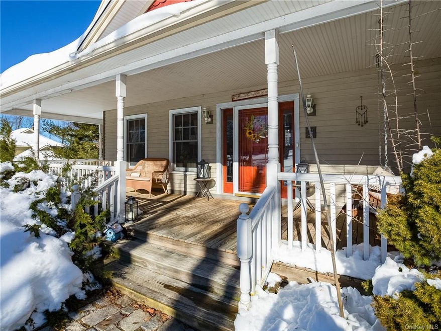 A storybook,  country style Colonial with a rockin
