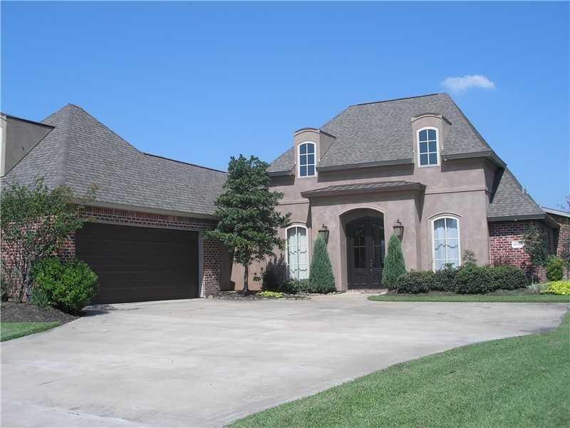 Exterior Front. French Country Architecture