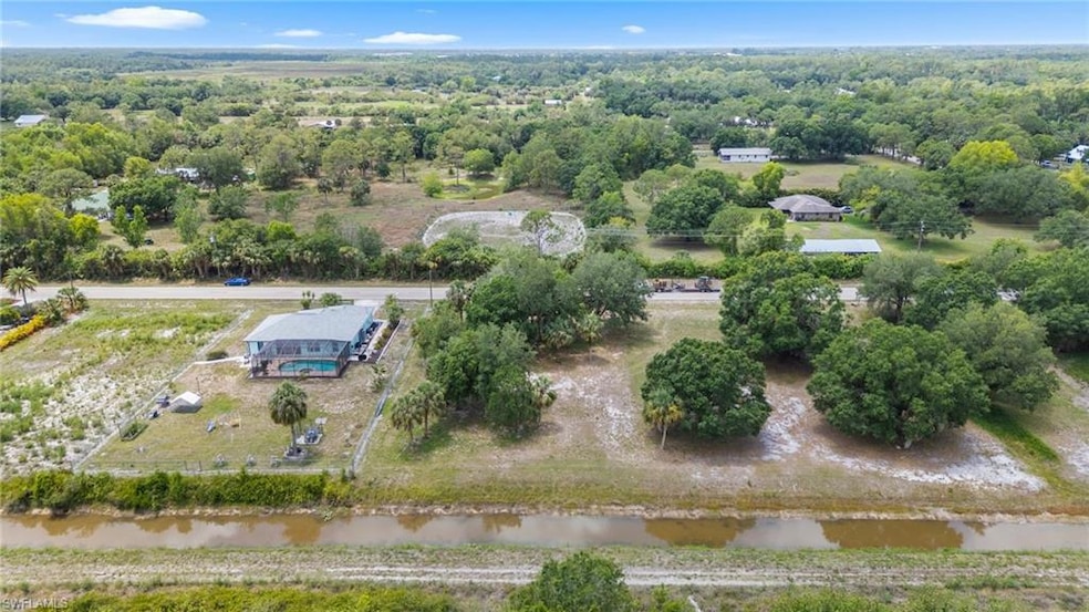 Drone / aerial view of a nearby body of water