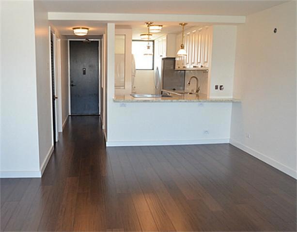 Living room towards kitchen