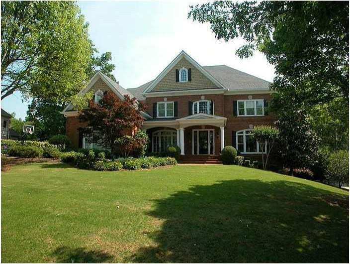 Exterior Front. Handsome four sides brick home in 