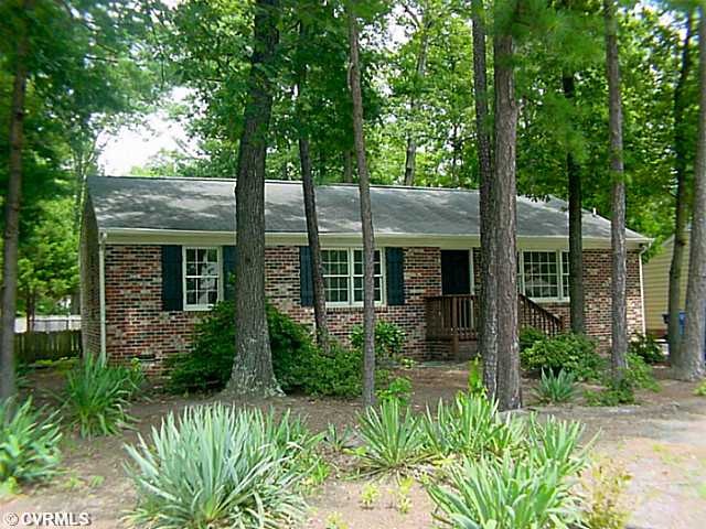 Exterior Front - Front view of brick ranch.