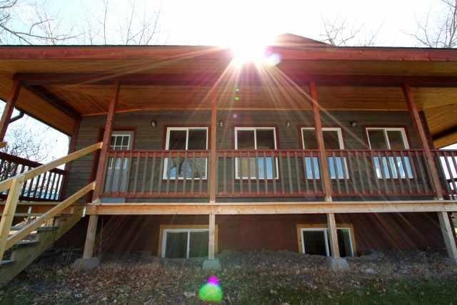 This highly custom home offers all around stunning