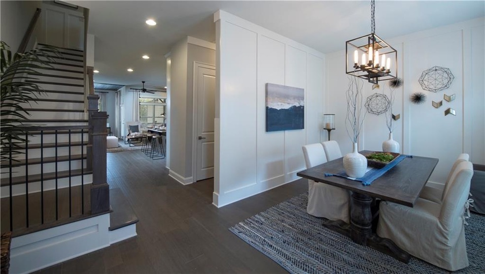 Dining room entrance- Model photo is representativ