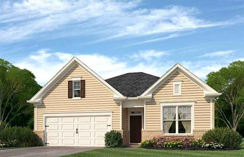 color rendering. not actual home. sample same plan