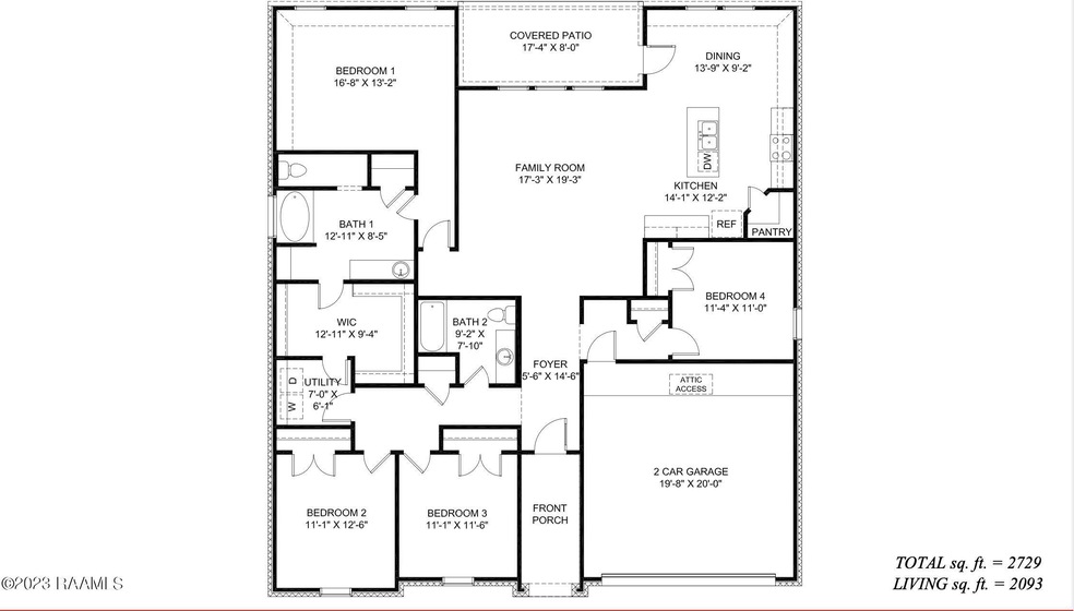 Floor Plan ML Hudson A