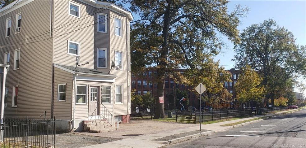 Front View Close to the park next to the building