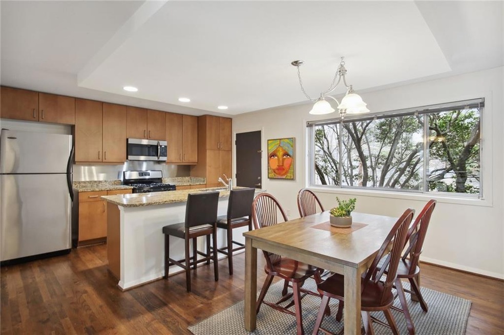 Light filled kitchen and dining area