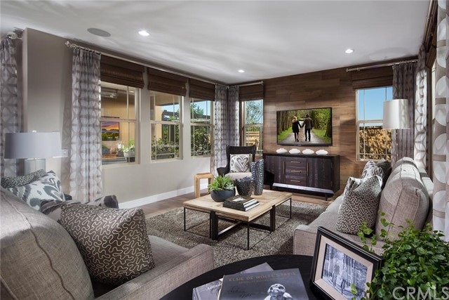 Spacious Family room, as shown in the model.