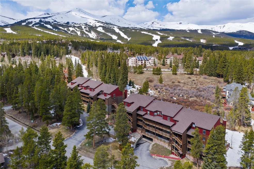 Enjoy amazing views of the Breckenridge Ski Mounta