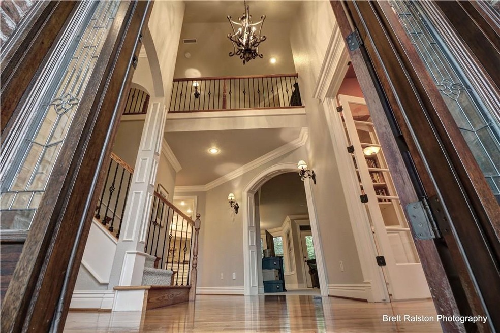 View from entry steps