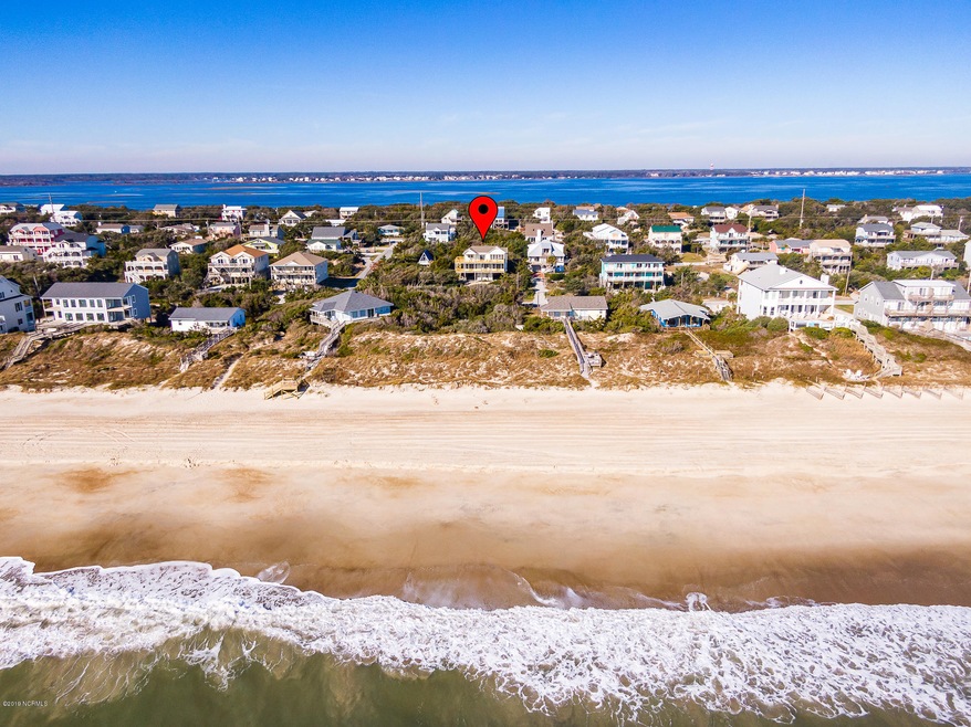 Second row Emerald Isle home