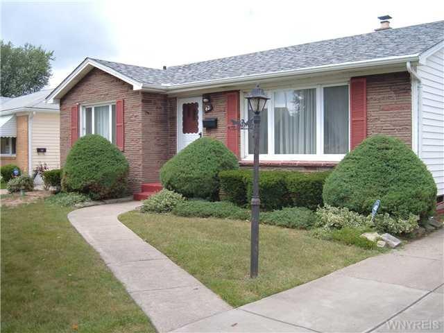 Exterior Front Brick and vinyl sided