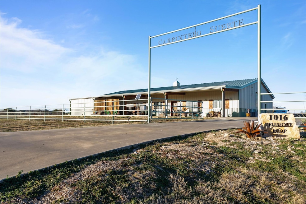 View of building exterior with fence