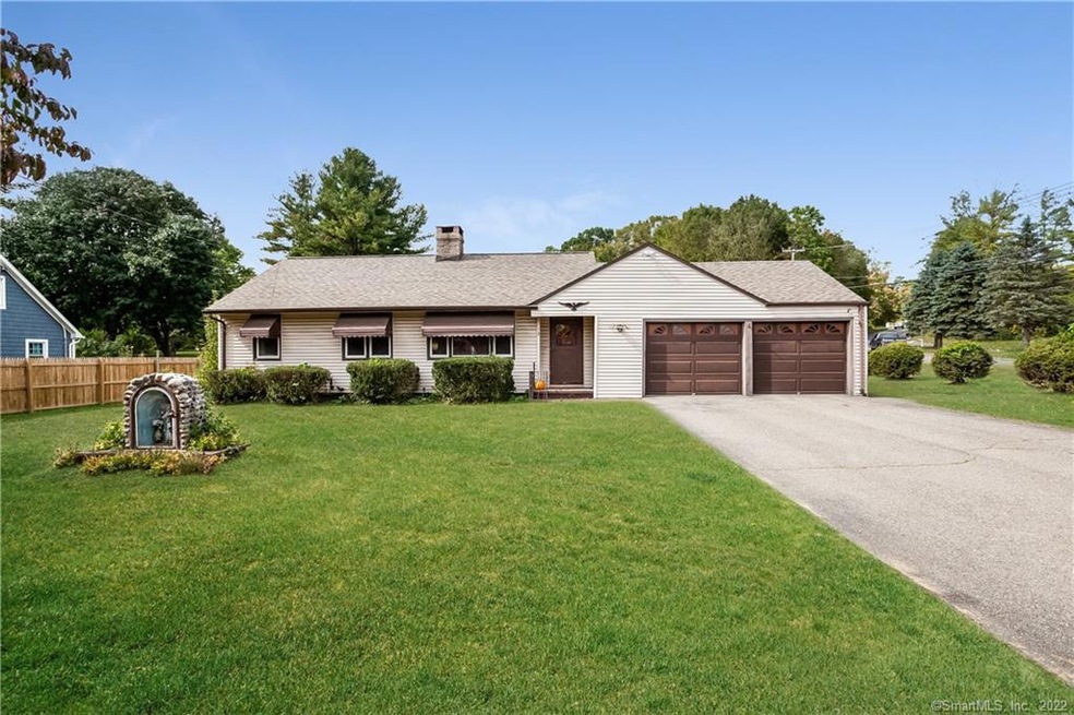 Level front yard and driveway