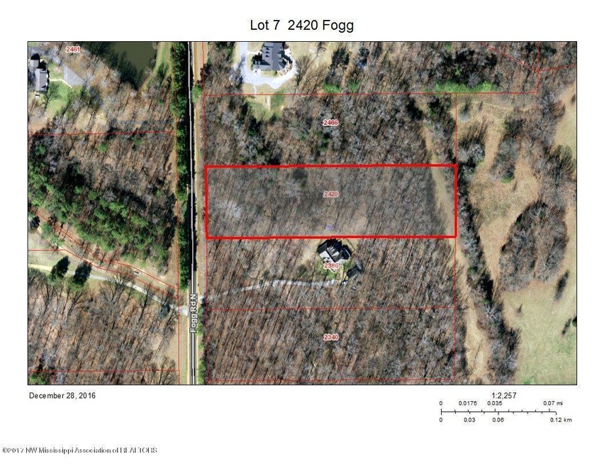 Lot 7 2420 Fogg aerial