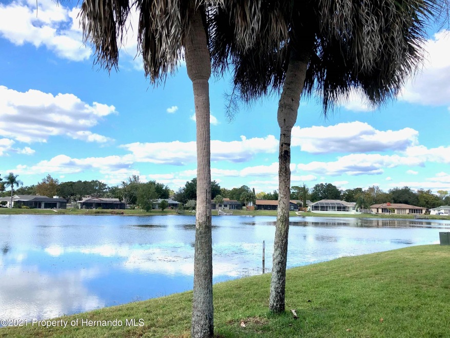 Lake in the rear