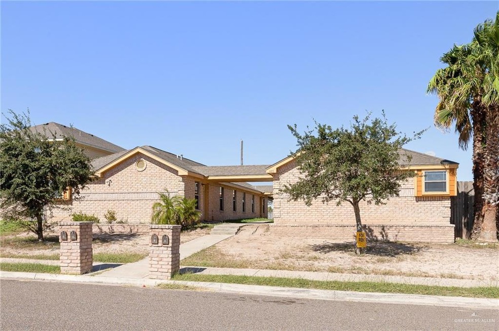 View of front facade with brick siding