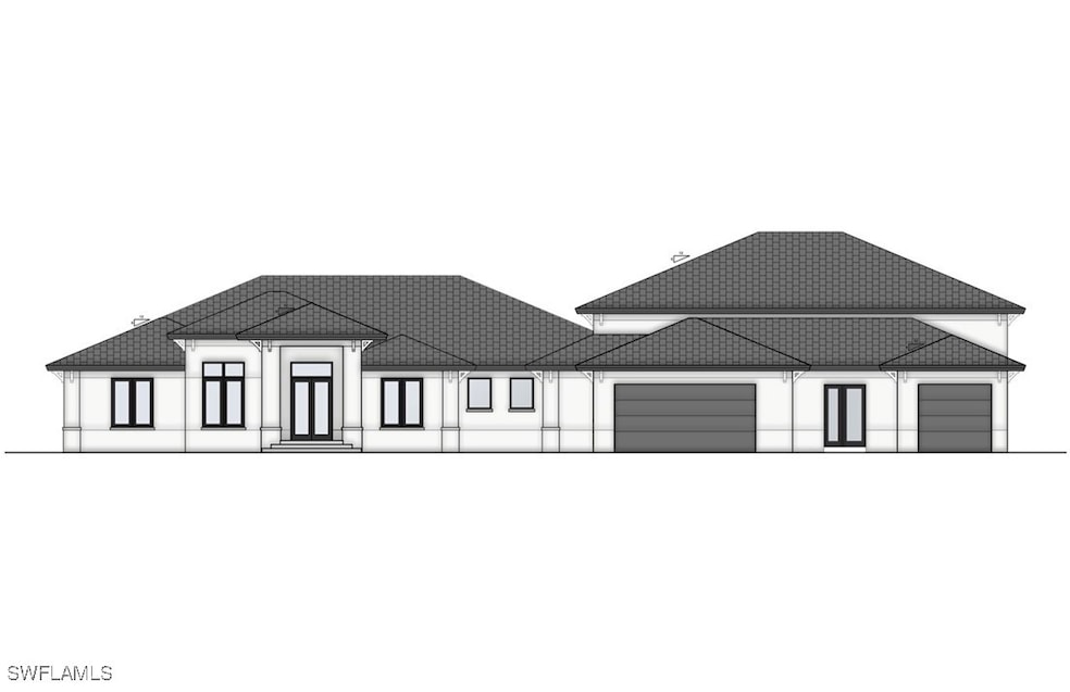 Architectural plan rendering