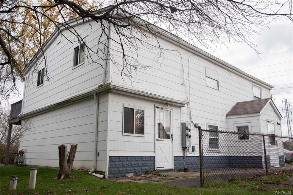 Front- Left door is lower entrance, Right door is upper entrance