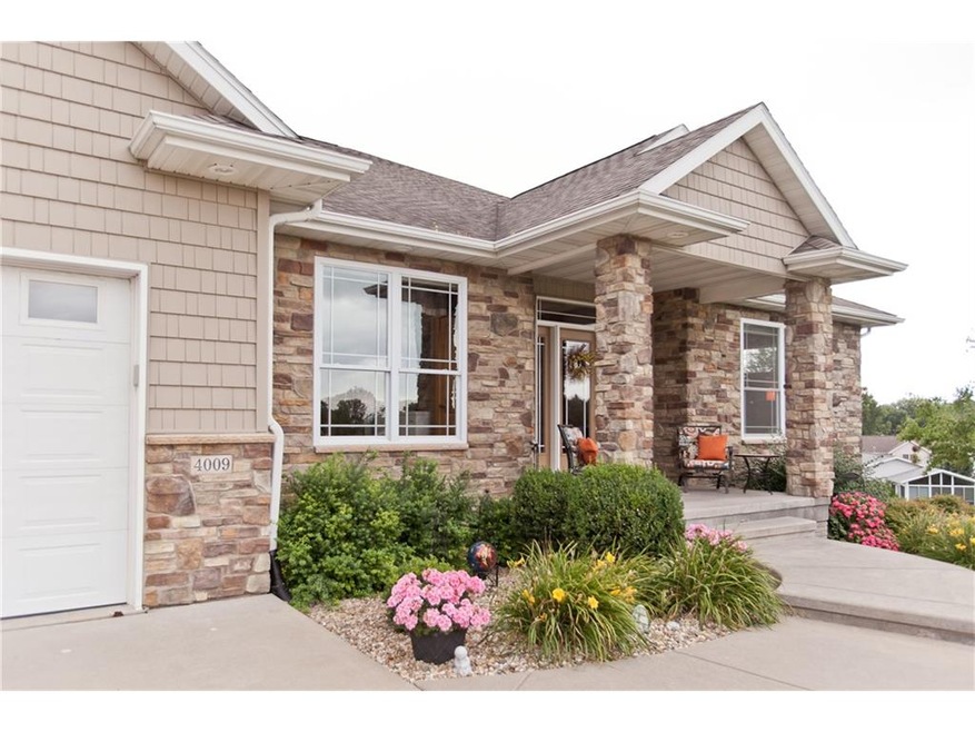 Beautiful Stone Front Entry