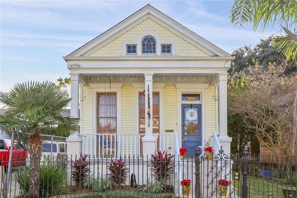 Quintessential New Orleans cottage