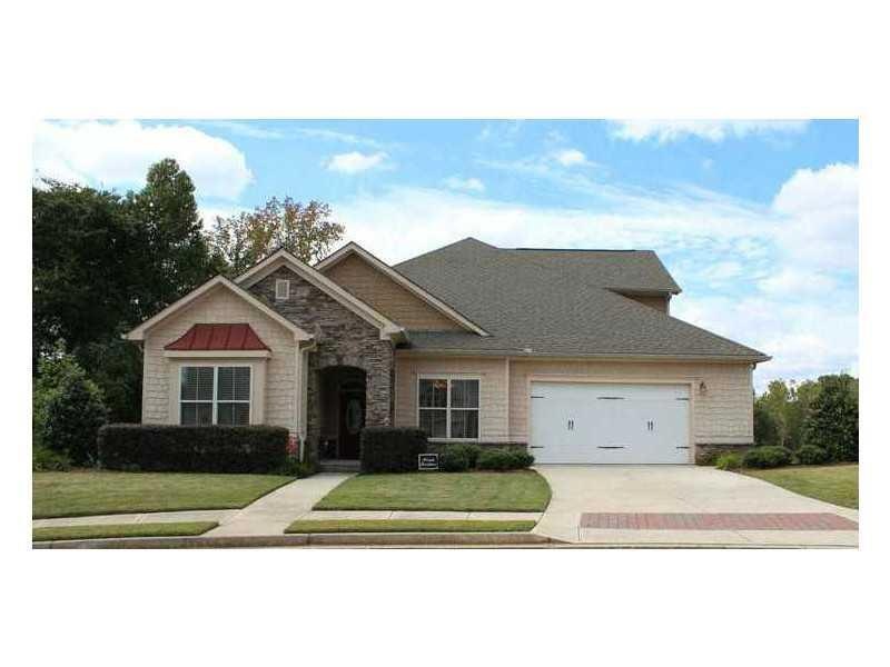 Exterior Front. Cul-de-sac lot wooded dry creek in