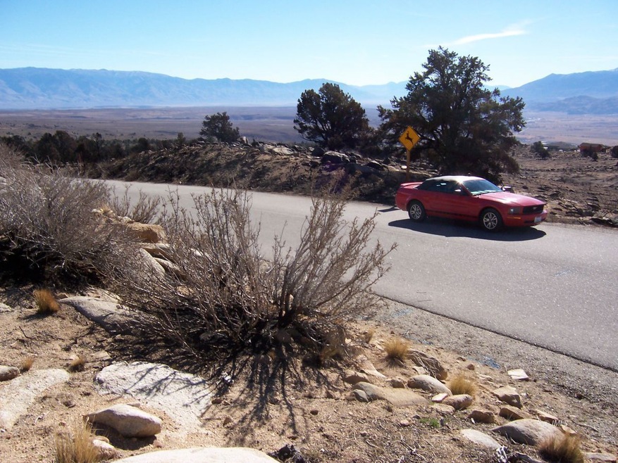 Great vista southward over Owens Valley